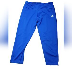 Adidas Climate Cobalt Blue Capri Leggings